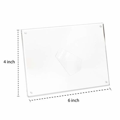 marcos de acrílico derechos libres de la foto de la exhibición de acrílico de la foto de 3.5inch 5inch