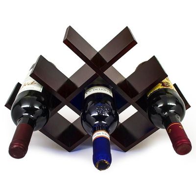 El estante de acrílico de la botella de los trabajos manuales finos, estante 17.3x11.5x4 del vino de la mariposa avanza lentamente
