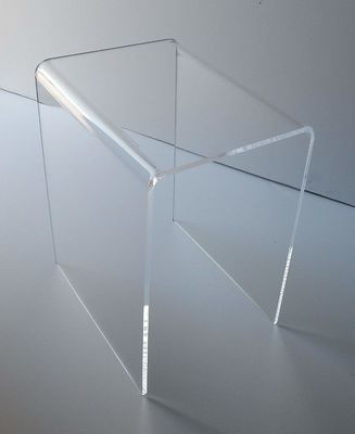 Tabla lateral de acrílico clara del marco de acrílico multiusos de la exhibición para la sala de estar